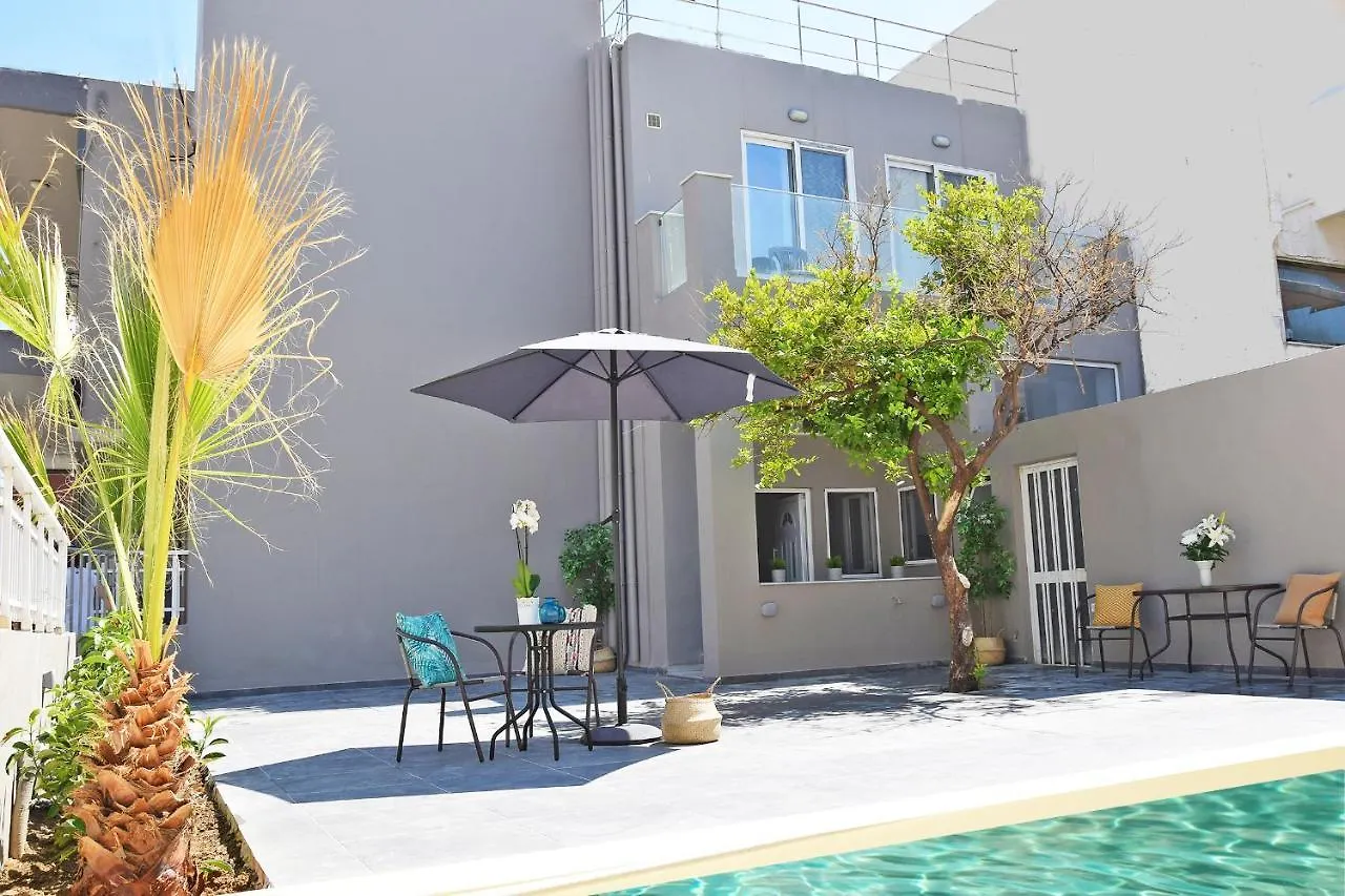 Apartment Cretesuites - Urban Villa With Pool - 500M To The Beach Rethymno